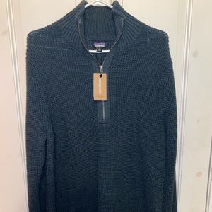 Patagonia knit sweater with 1/2 zip